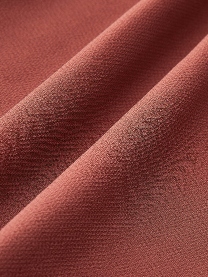 Semi-Sheer Chiffon Ruffle Blouse