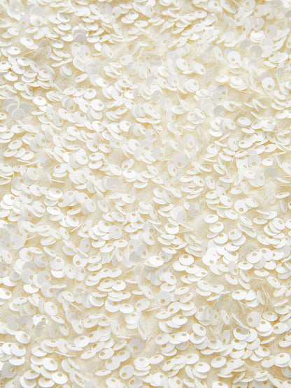 Sequined Velvet Bowknot Decor Jacket