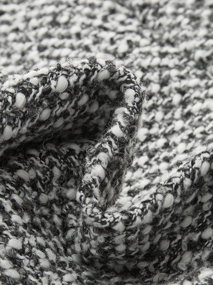 Wool-Blend Tweed Pockets Shorts