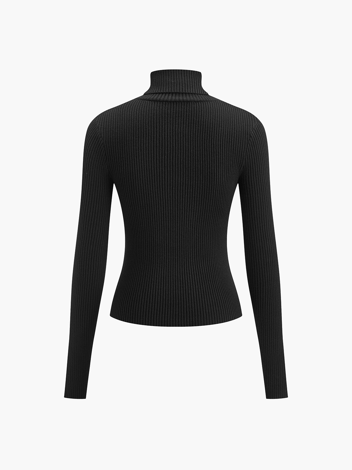 | Women’s Ribbed Turtleneck Sweater