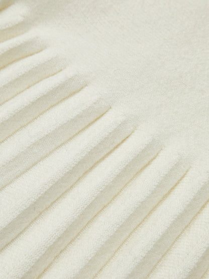 Elegant Umbrella-Shape Knit Skirt