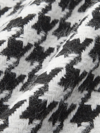 Plaid Tweed Mini Skirt