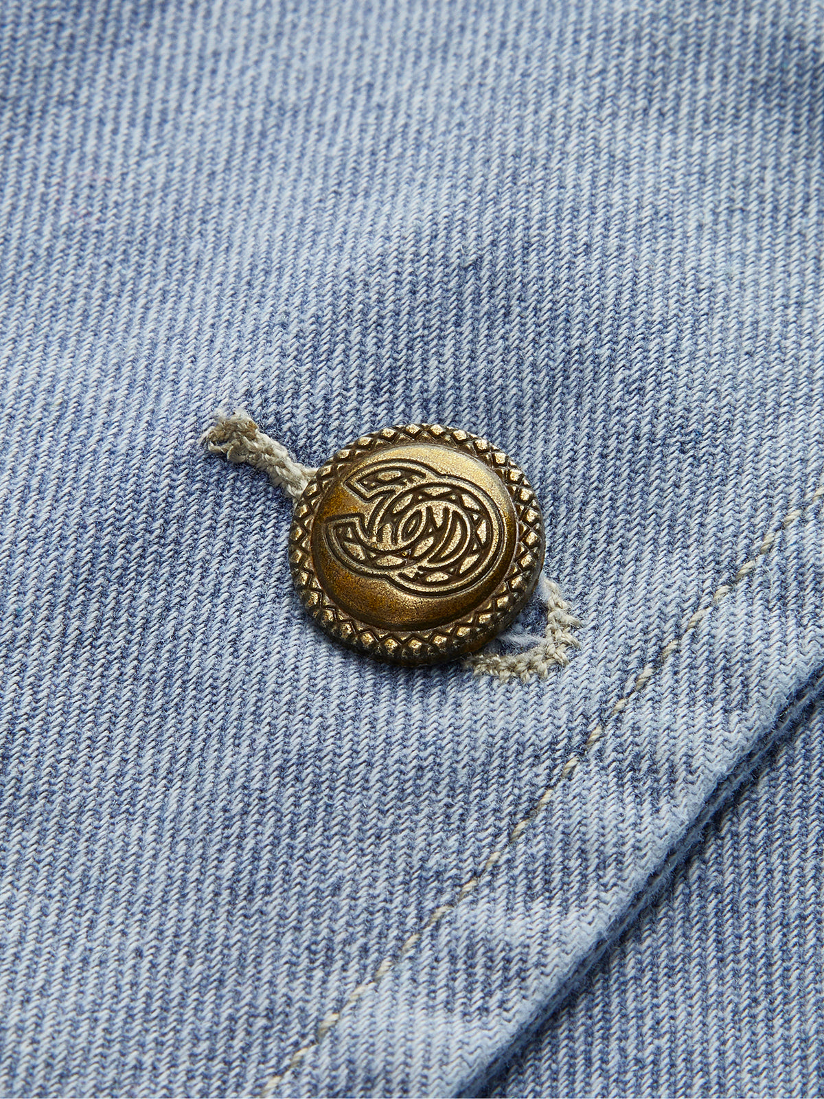 Sleeveless Button-Up Denim Vest