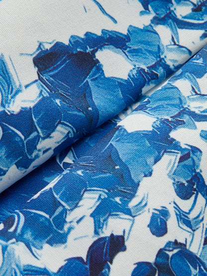 Floral Print Tie-Strap Sweetheart Dress