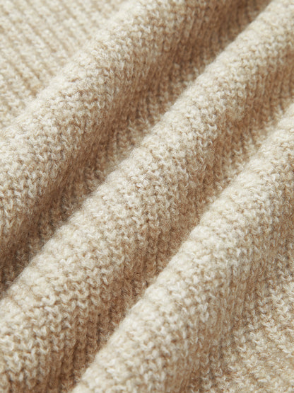Wool-Blend Zipper Sweater Co-ords
