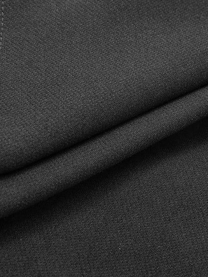 Solid A-Line Short Skirt