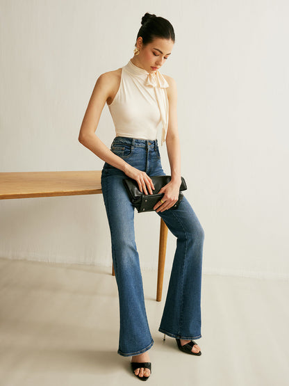 Tie Neck Halter Top