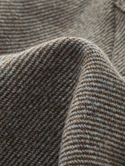 Wool-Blend Cargo Pockets Skirt