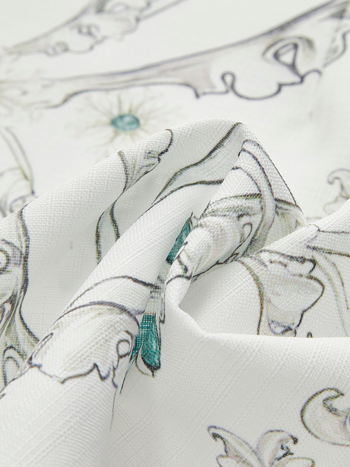 Floral Print Wrap Skirt