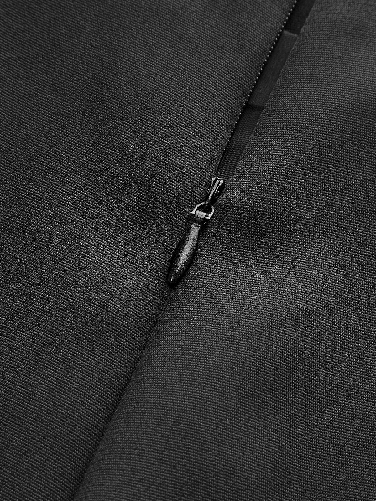 Metal-Detail Split Midi Skirt