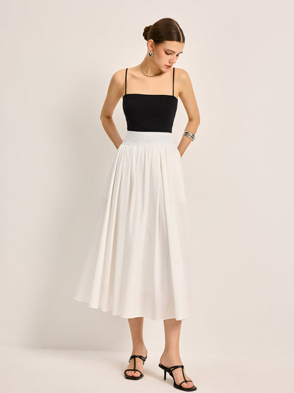 Elegant A-Line Pleated Skirt