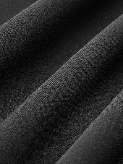 Bow-Decor Cutout Pleated Halter Short Dress