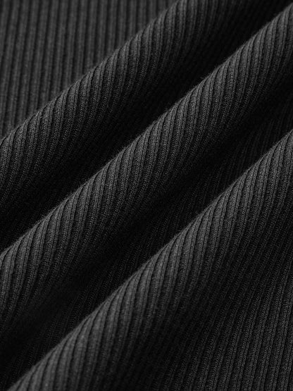 Cotton Floral Trim Slim T-Shirt