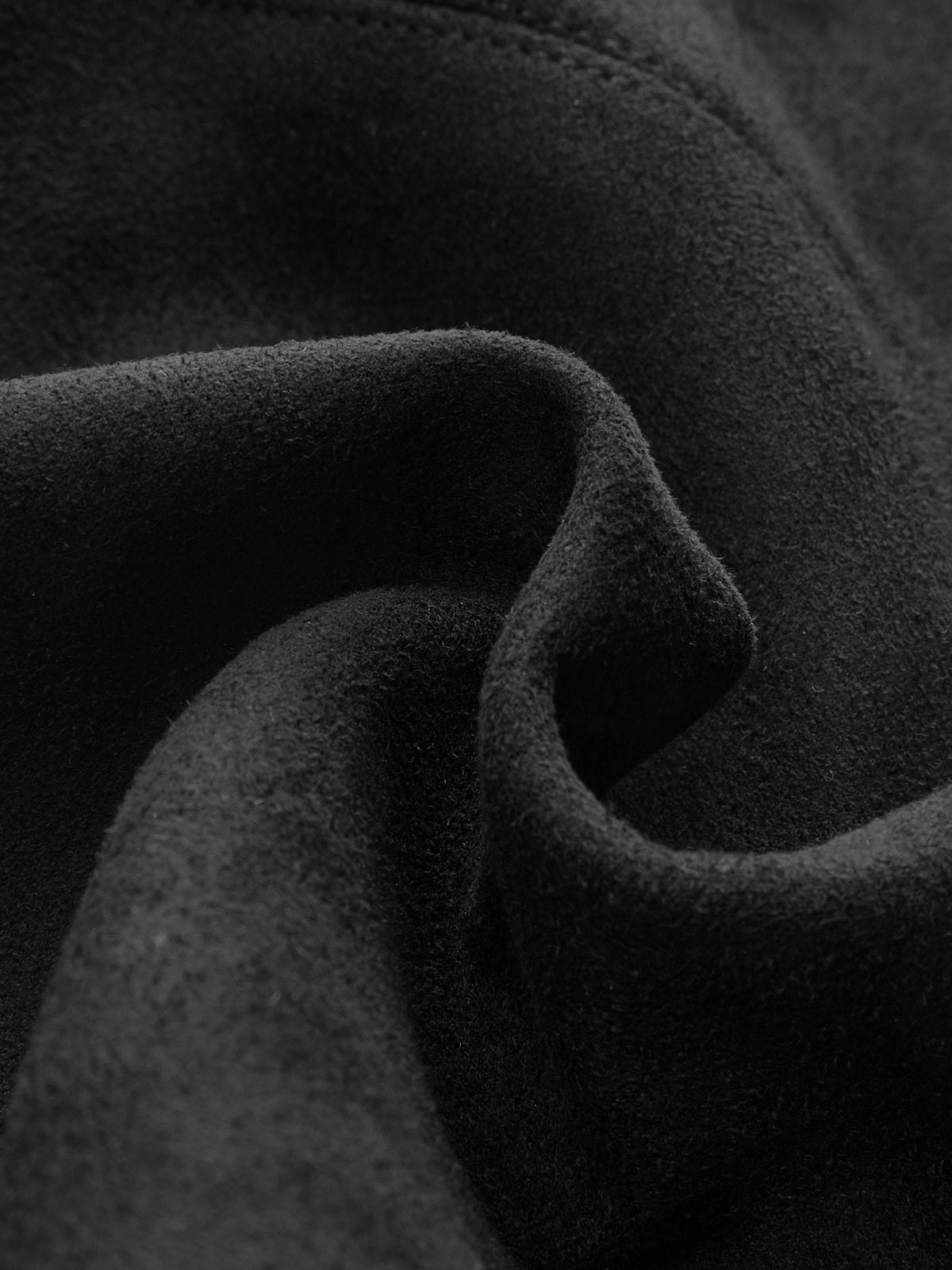 Suede A-Line Skirt Without Belt