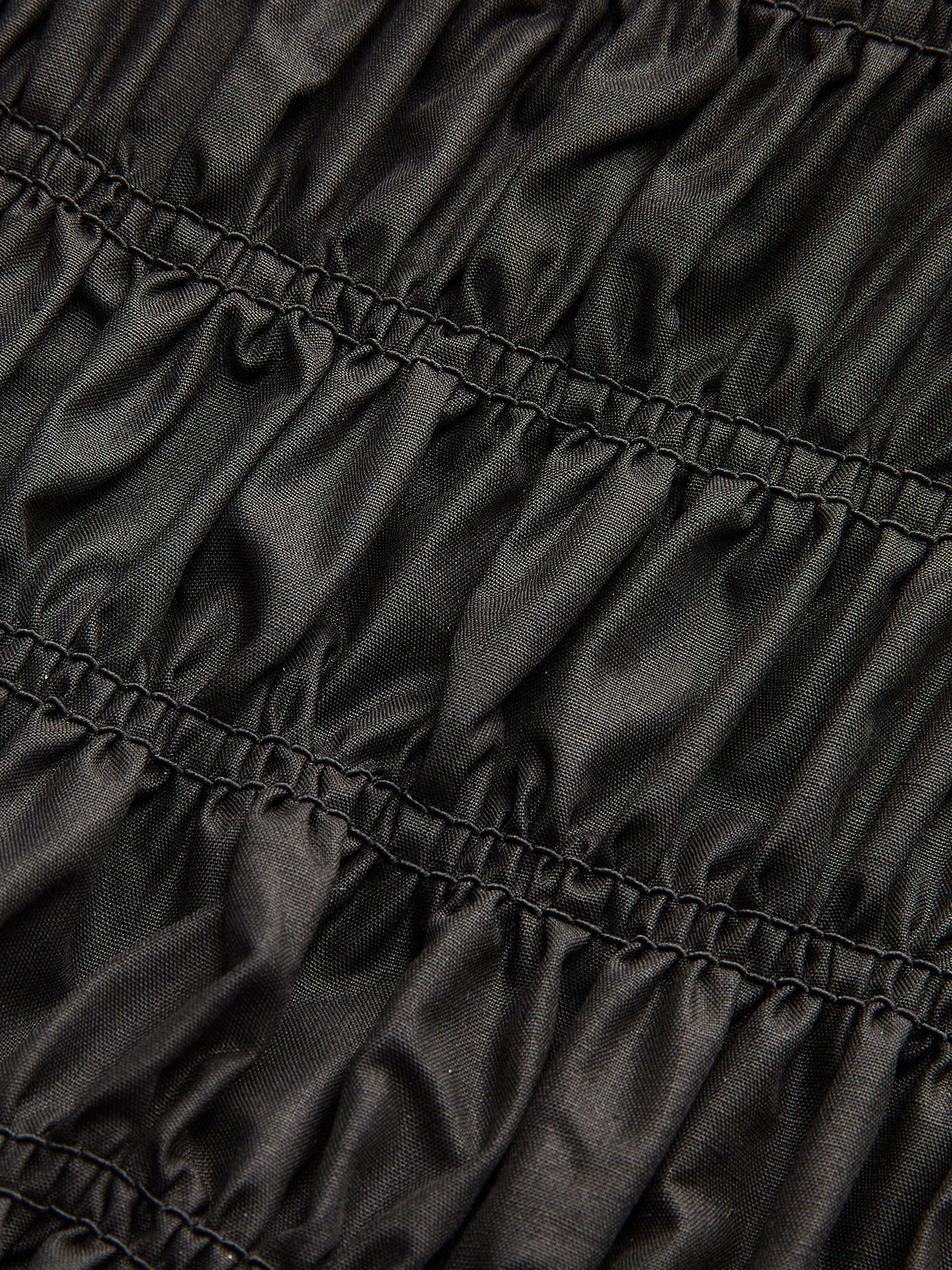 Shirred Tie-Strap Dress