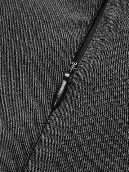 Back Zipper A Line Skirt Without Belt