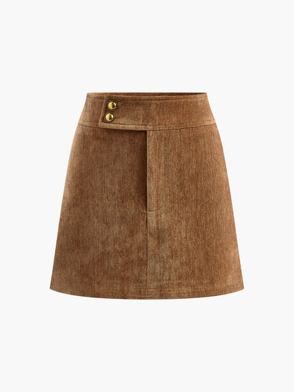 Retro A-Line Mini Skirt