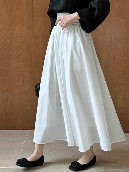 Elegant A-Line Pleated Skirt