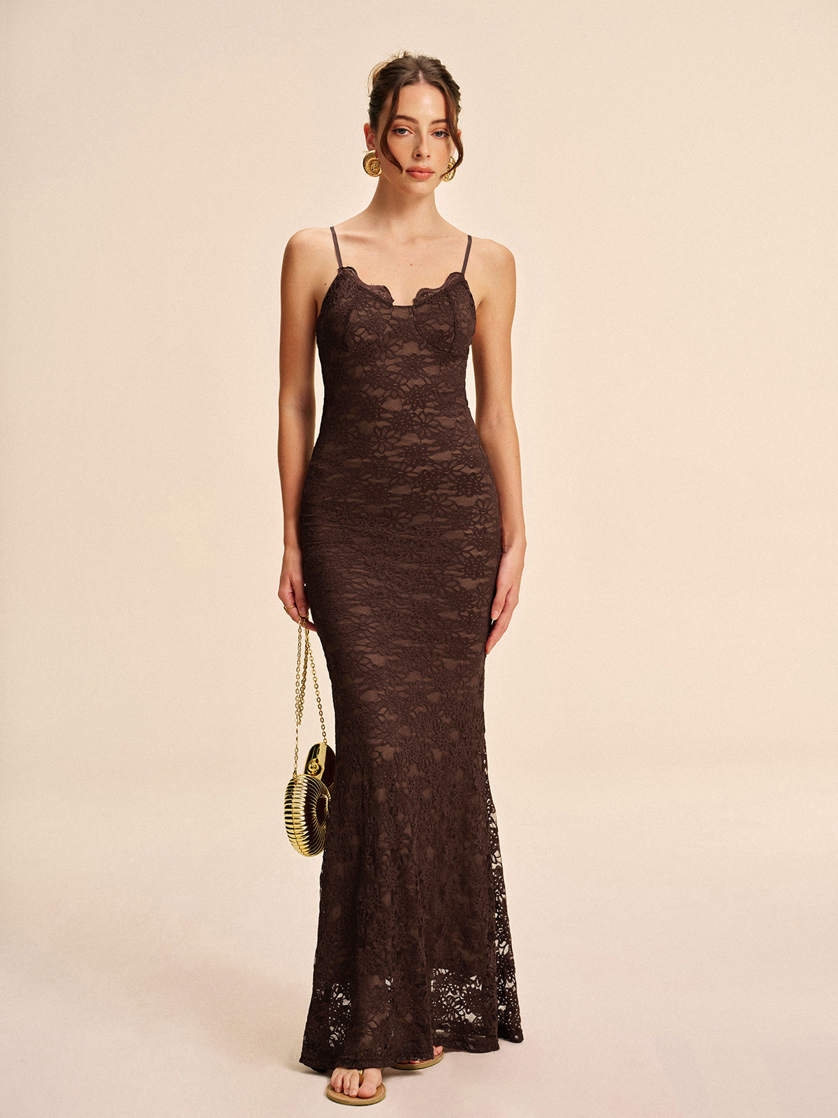 Elegant Lace Cami Dress