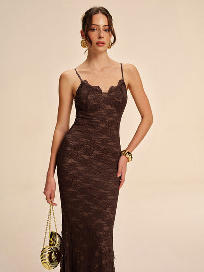 Elegant Lace Cami Dress