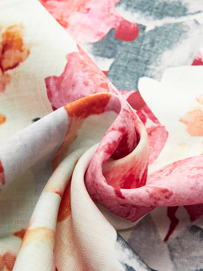 Floral Print Sleeveless Shorts Set