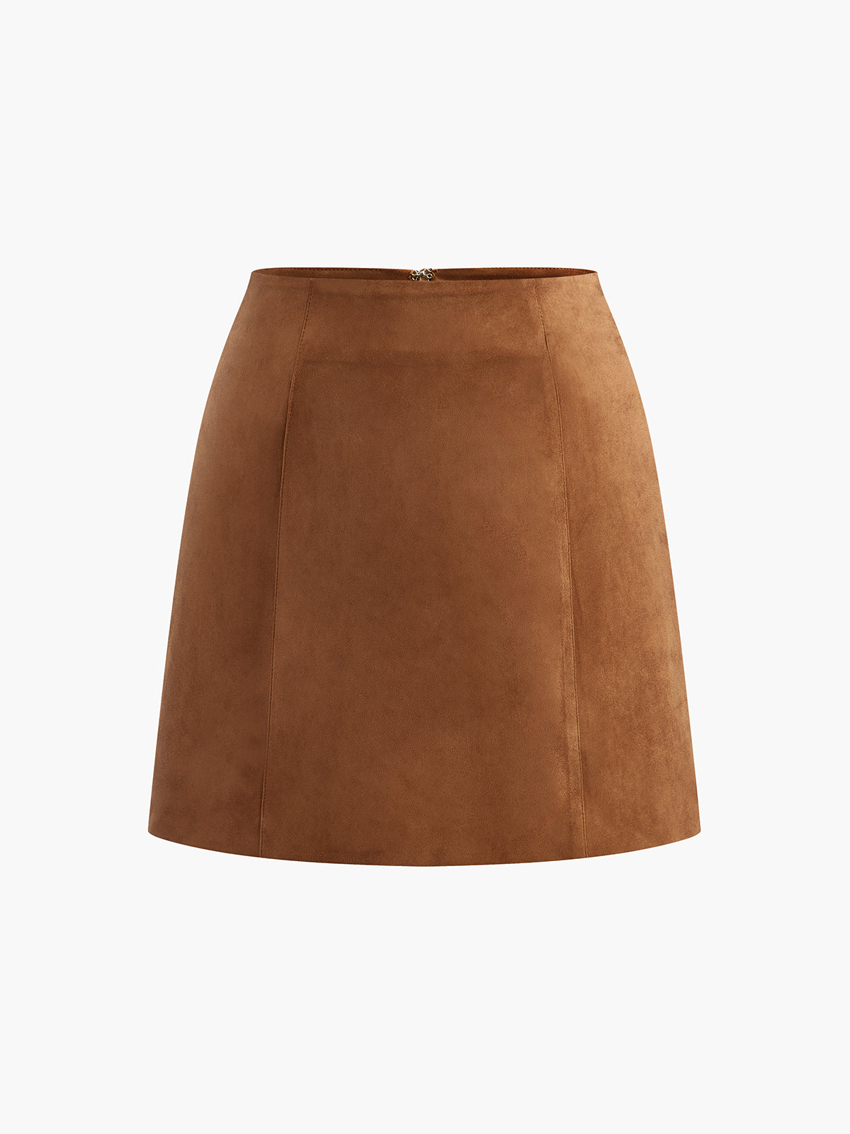 Minimalist Suede Mini Skirt