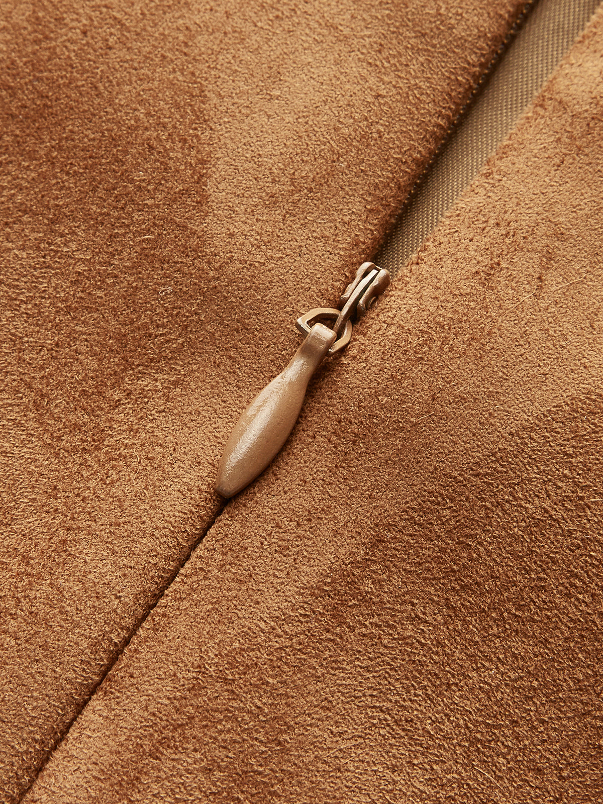 Minimalist Suede Mini Skirt