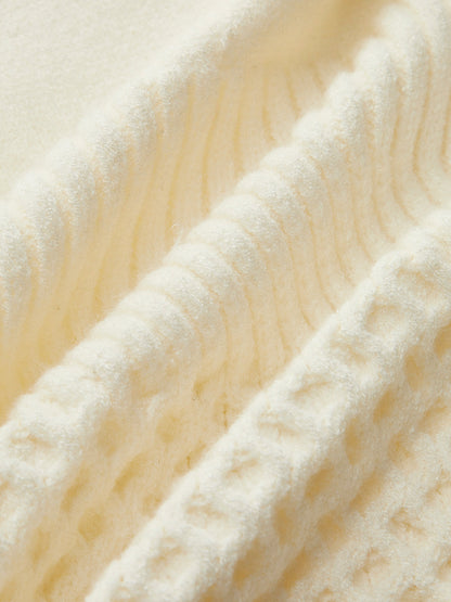 Contrast Trim Sleeveless Ribbed Sweater Vest