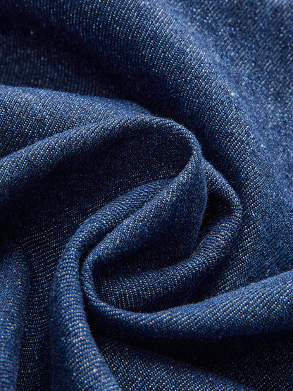 Vintage Denim Tie Vest