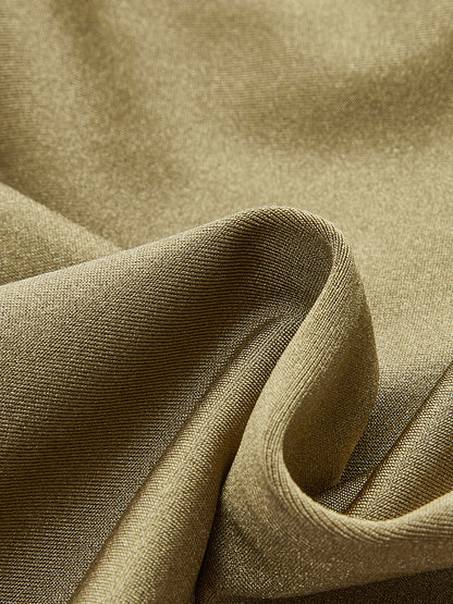 Beaded Strap Cut-out One-Piece Swimsuit