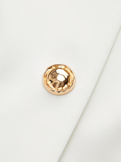 Button Detail Pockets Top With Belt