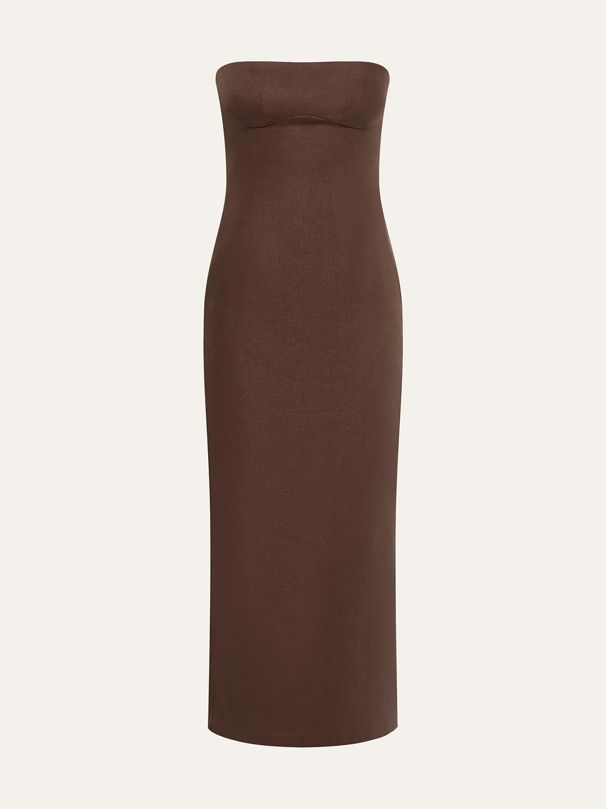 Floral Print Strapless Dress