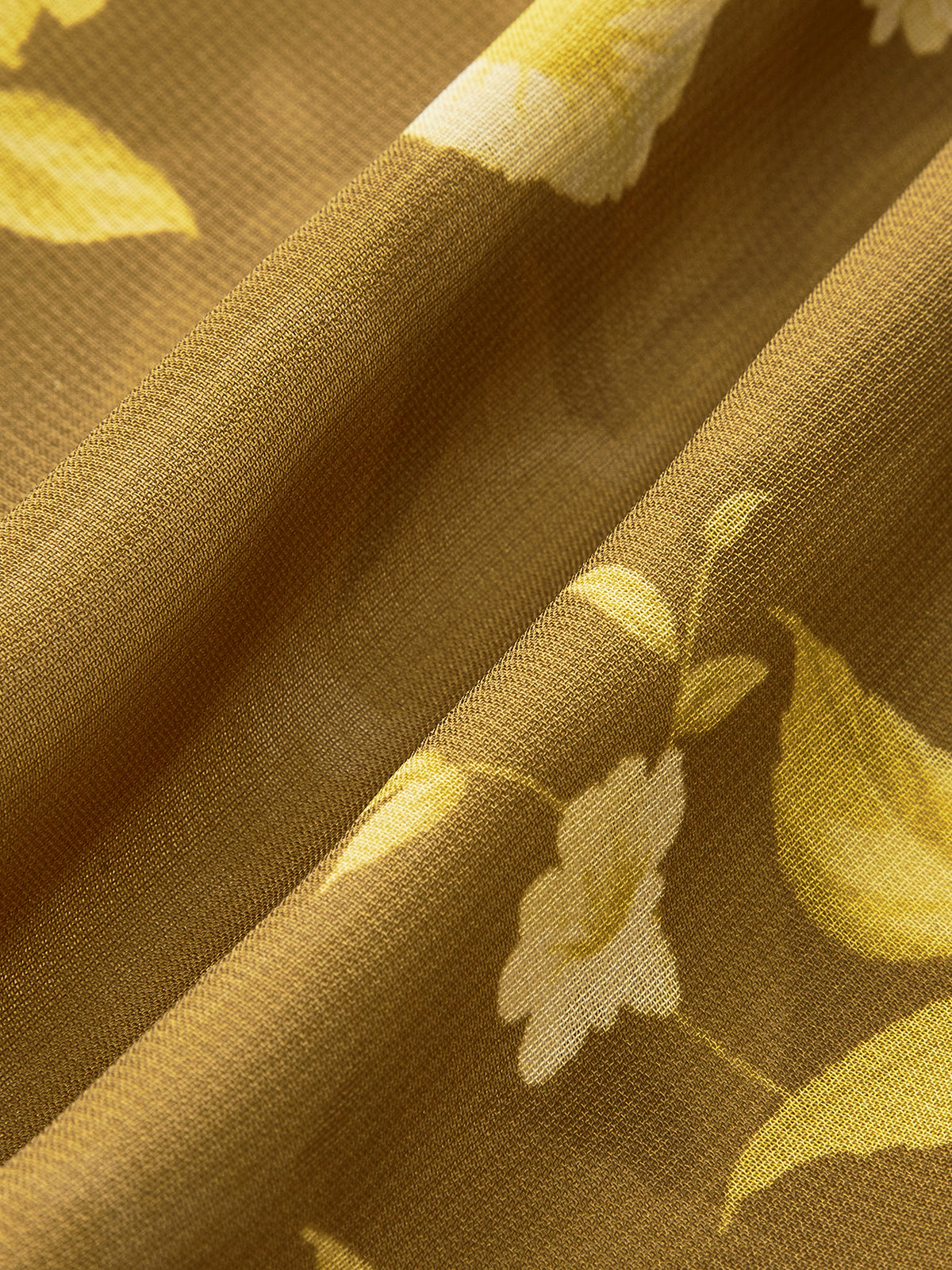 Floral Ruffle Hem Back Tie Cami Dres