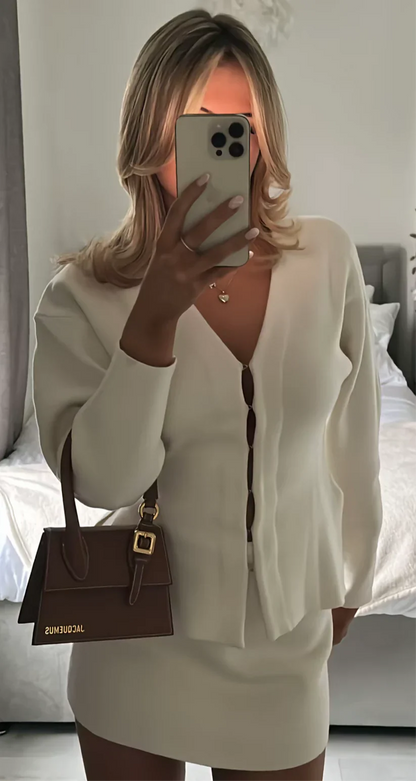 Brooke | Ribbed Knitted Set