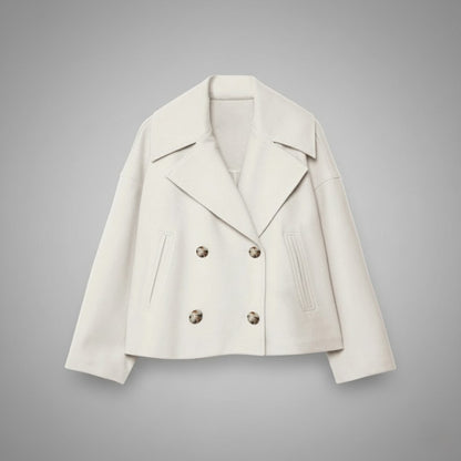 Georgia | Classic Double Button Short Jacket for Women