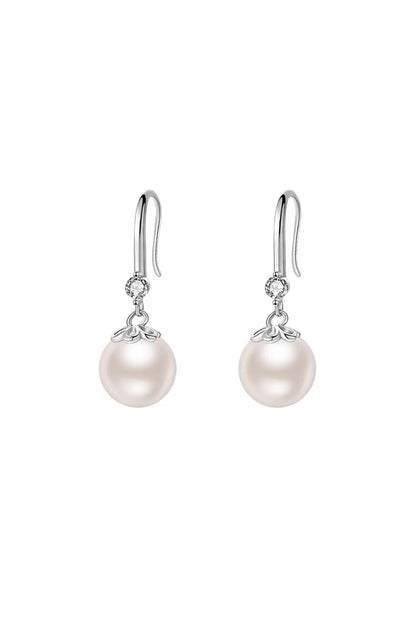 Bernie White Pearl Earrings