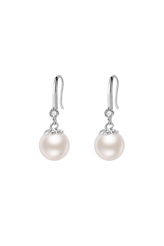 Bernie White Pearl Earrings