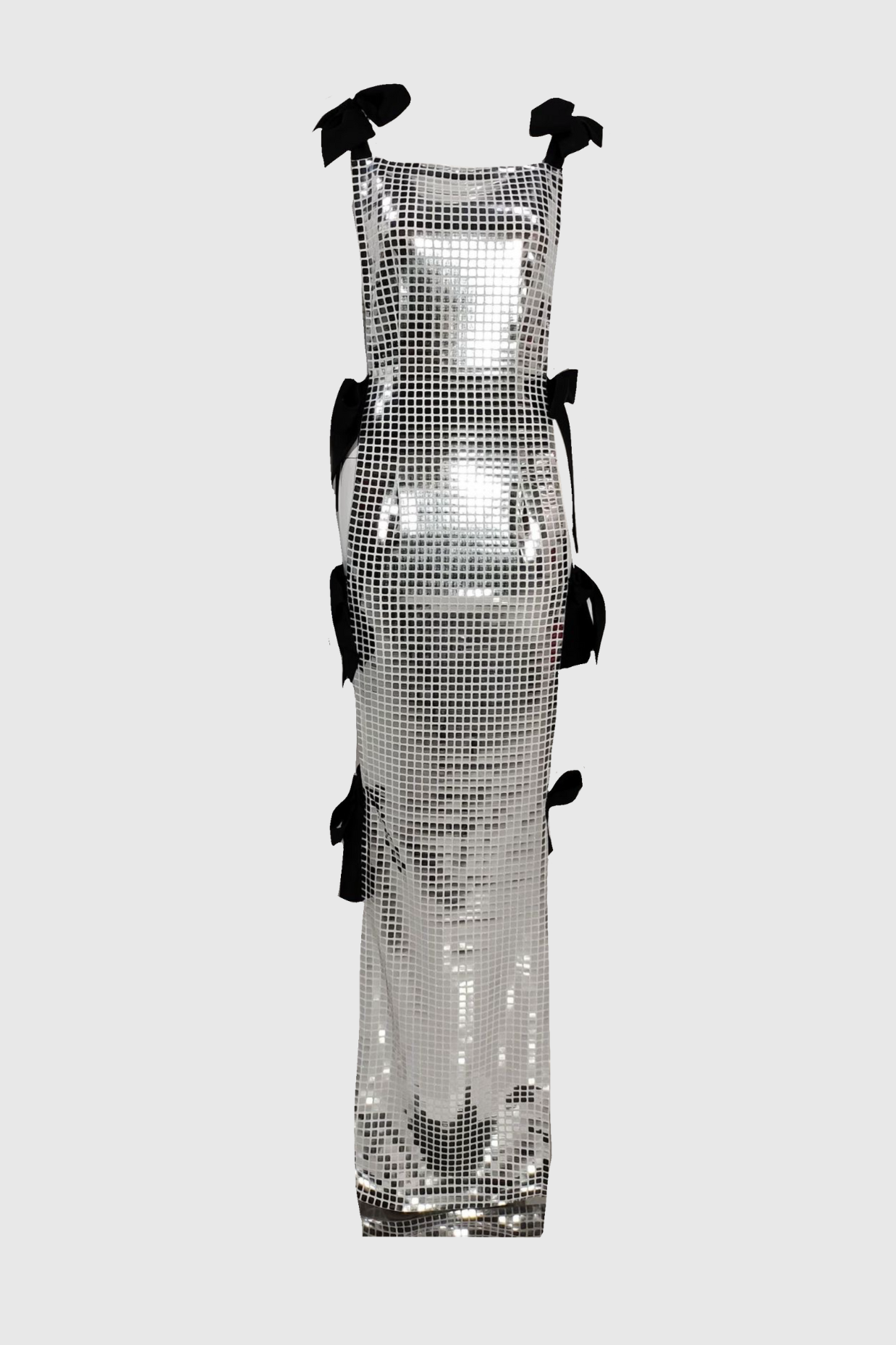 Bevverly Mirrow Bow Cutout Maxi Dress