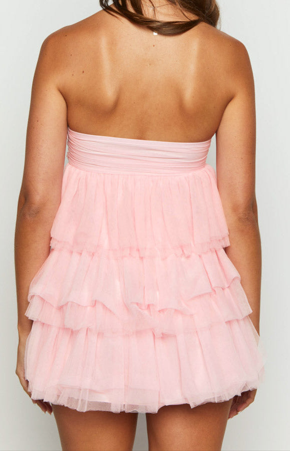 Francesca Pink Mini Party Dress
