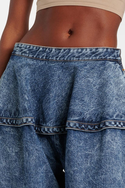 Blonde Wide-leg Jeans