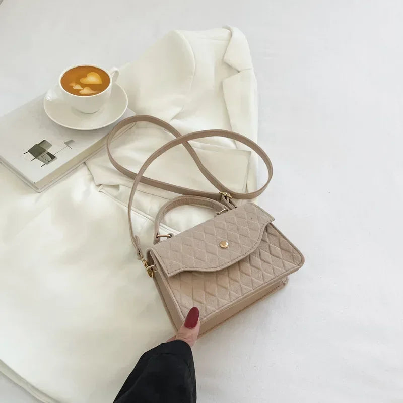 Blue Subaxillary Korean Fashion Shoulder Handbag