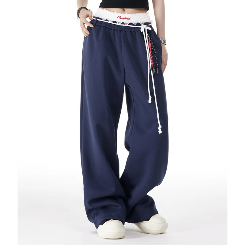 Harajuku Loose Wide-Leg High-Waisted Dance Pant