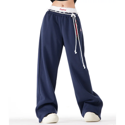 Harajuku Loose Wide-Leg High-Waisted Dance Pant