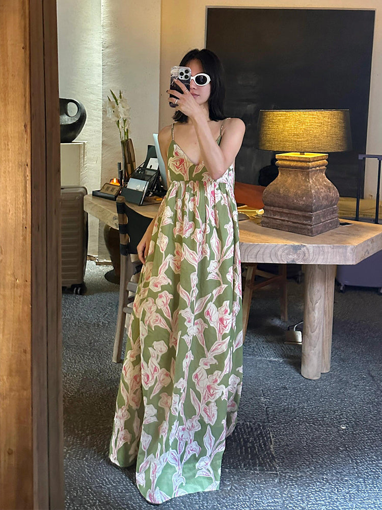 Boho Printed Maxi Dress The Perfect Beach Getaway Dress