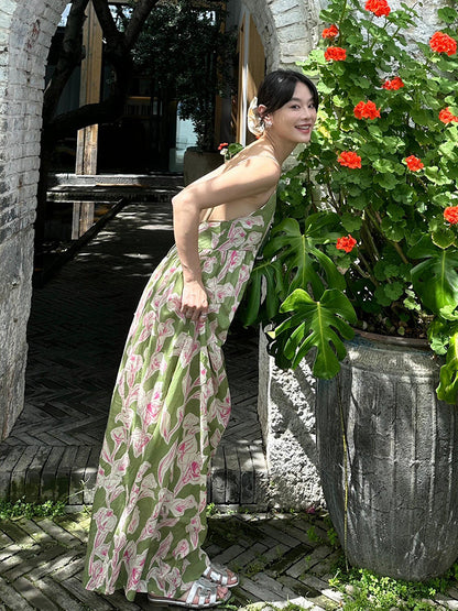 Boho Printed Maxi Dress The Perfect Beach Getaway Dress