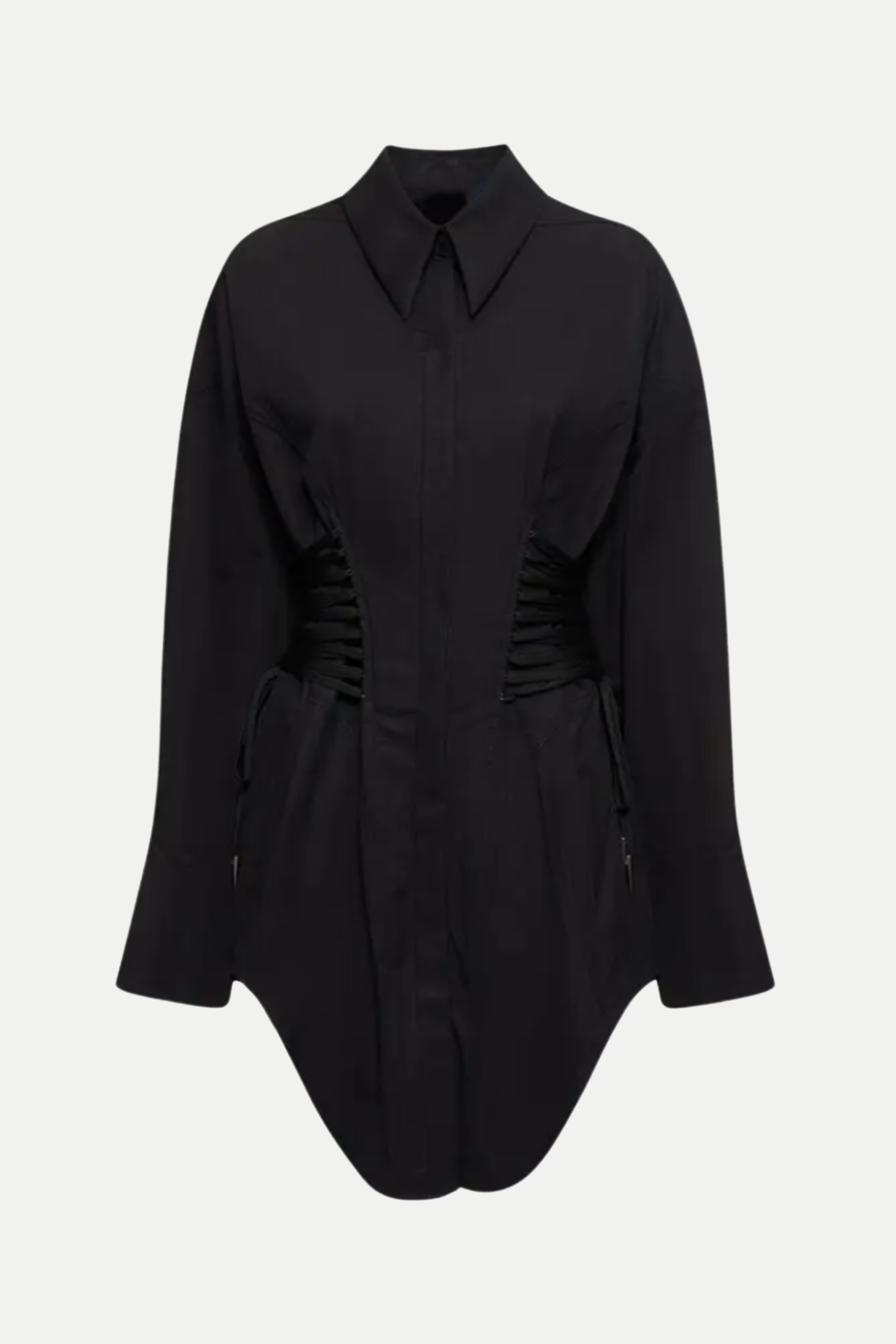 Braycha Ruch Drawstring Shirt - Black