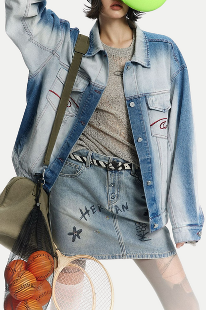 Brogan Gradient Denim Jacket