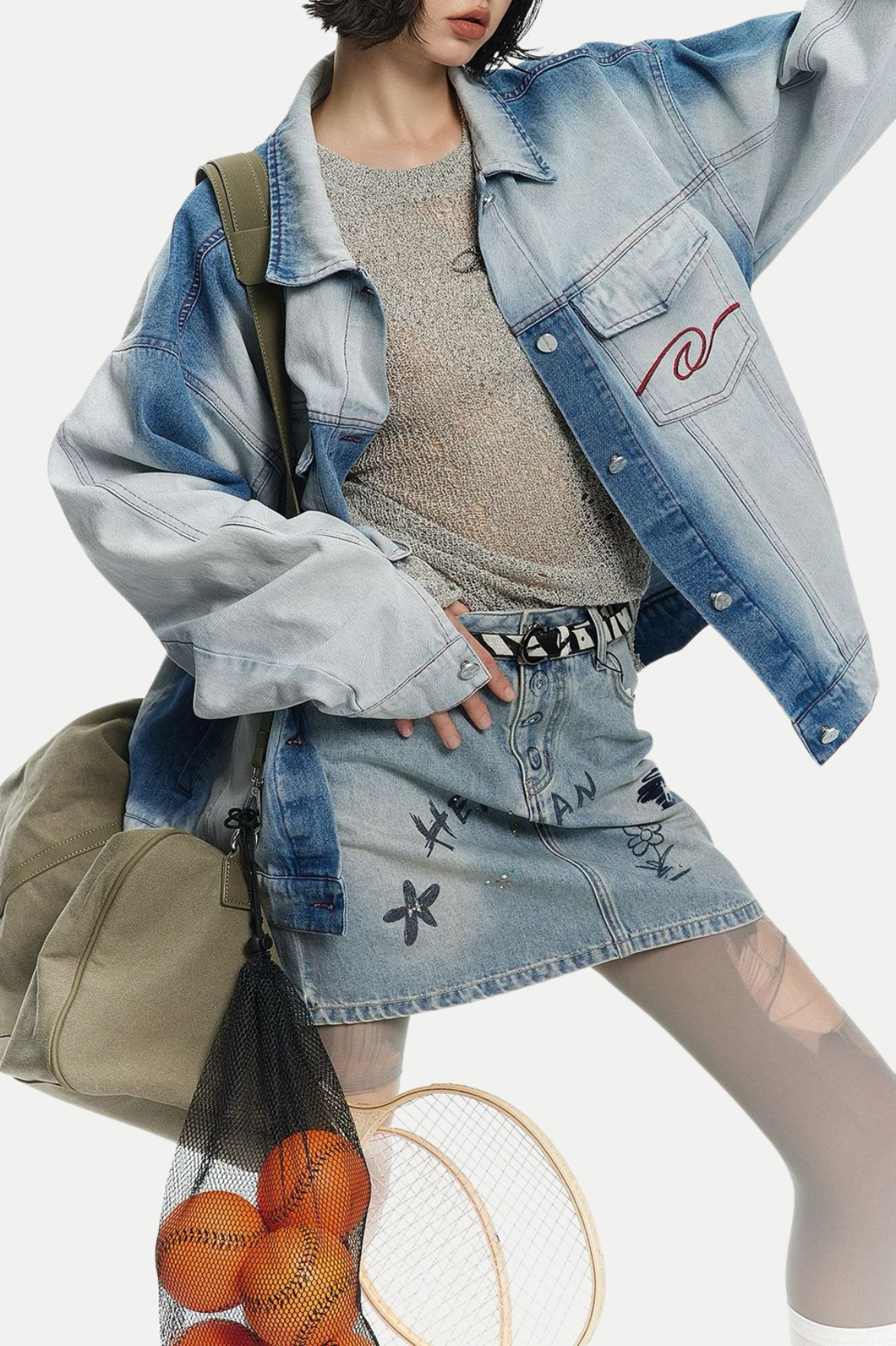 Brogan Gradient Denim Jacket