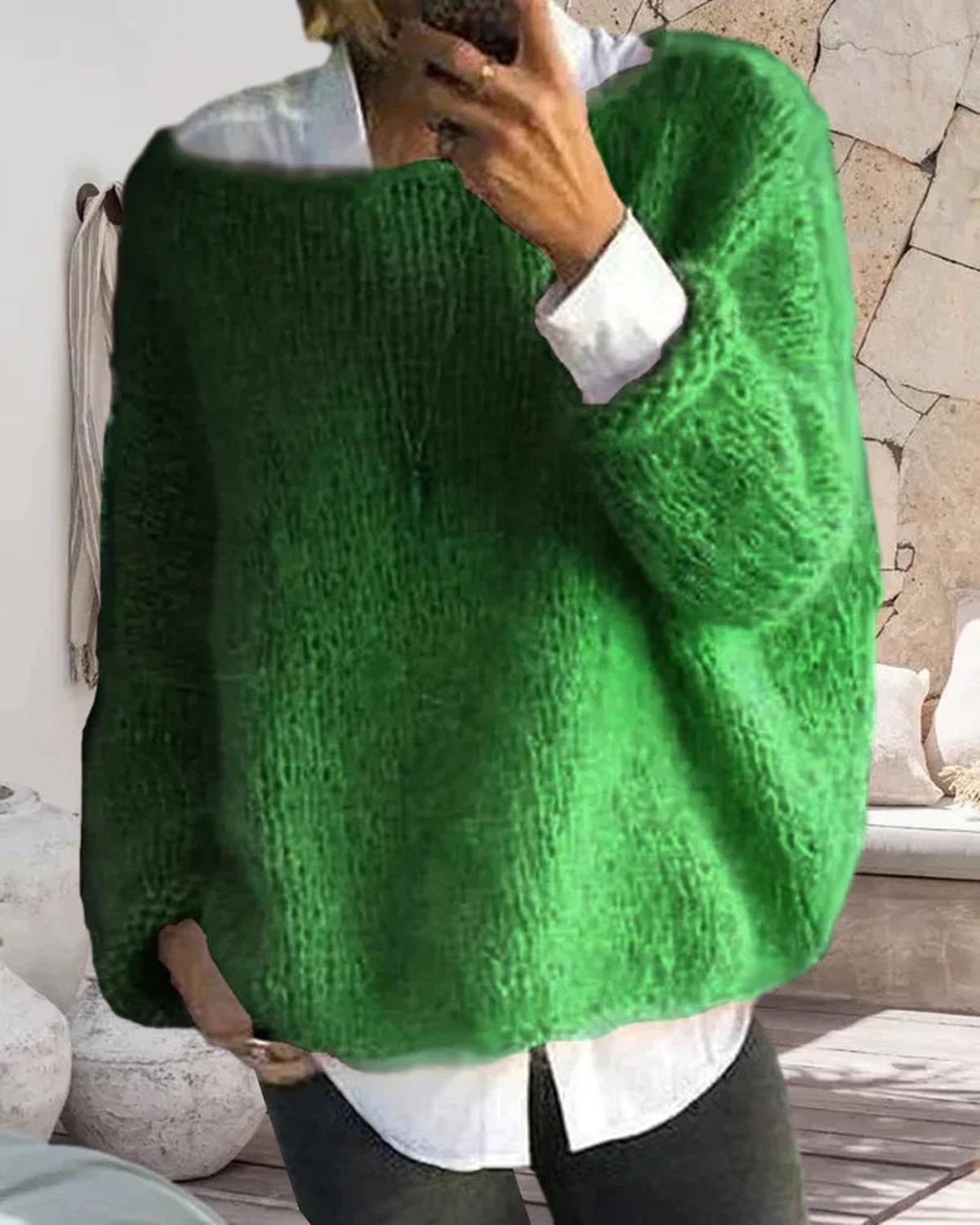 | Women’s Long Sleeve Knit Sweater