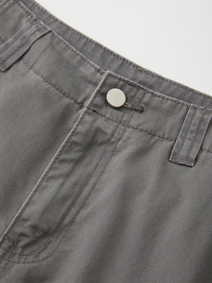 Washed Vintage Baggy Cargo Jeans